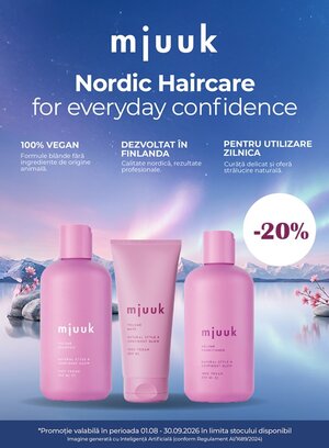 Mjuuk 20% Reducere August-Septembrie