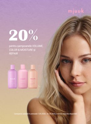 Mjuuk 20% Reducere Mai