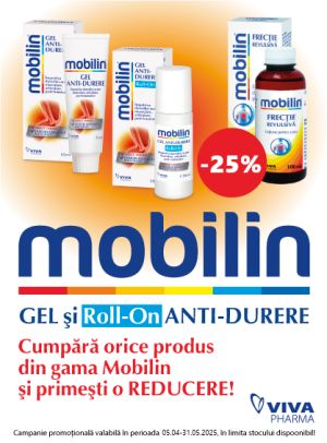 Mobilin 25% Reducere Aprilie-Mai