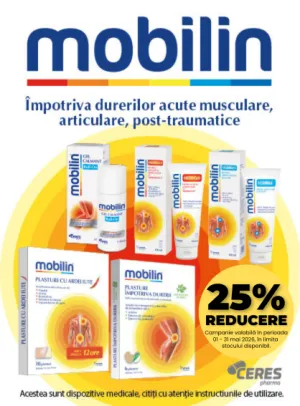 Mobilin 25% Reducere Mai