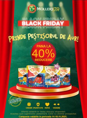 Moller's Pana la 40% Reducere Black Friday 2025