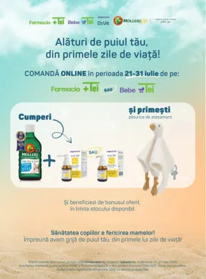 Moller's si Impruvis D3Vit Produs Bonus Iulie Exclusiv Online