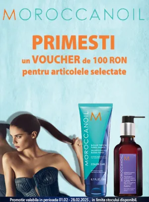 Moroccanoil 100 lei Voucher Februarie