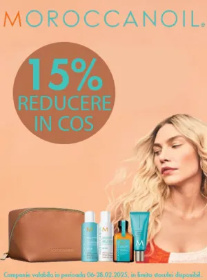 Moroccanoil 15% Reducere in cos Februarie