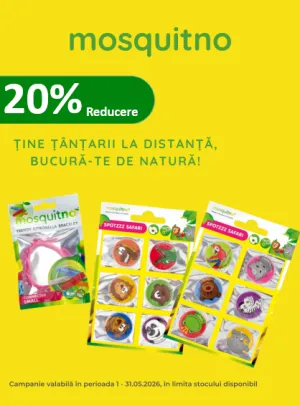 MosquitNo 20% Reducere Mai