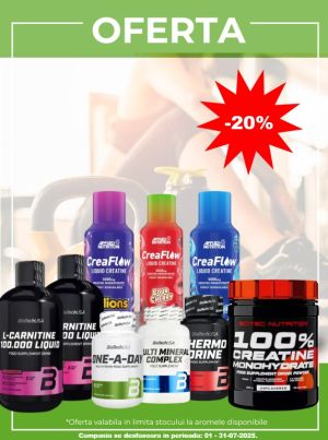 Muscle Shop 20% Reducere Iulie