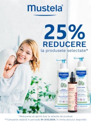 Mustela 25% Reducere Decembrie