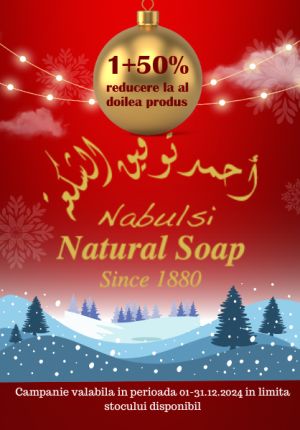 Nabulsi 1+50% Reducere La Al Doilea Produs Decembrie