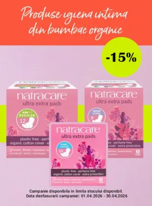 Natracare 15% Reducere Aprilie