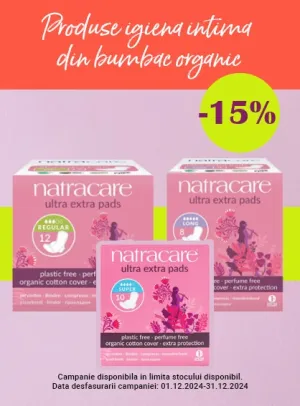 Natracare 15% Reducere Decembrie