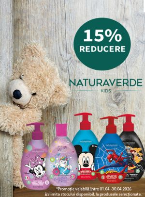 Naturaverde Kids 15% Reducere Aprilie