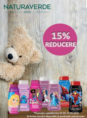Naturaverde Kids 15% Reducere Mai