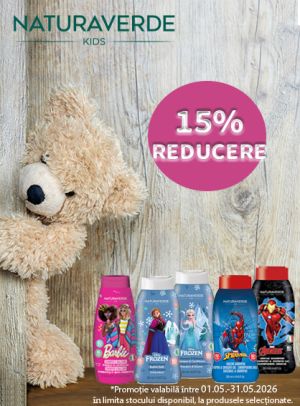 Naturaverde Kids 15% Reducere Mai