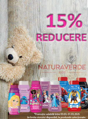 Naturaverde Kids 15% Reducere Martie