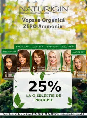 Naturigin 25% Reducere Iunie