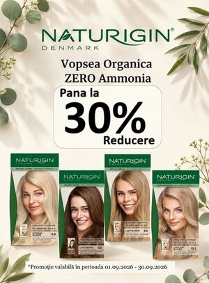 Naturigin Pana la 30% Reducere Septembrie