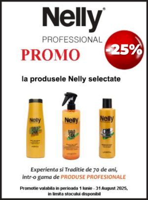 Nelly Professional 25% Reducere Iunie-August
