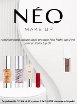 Neo Make Up Produs Bonus Aprilie-Mai EXCLUSIV ONLINE