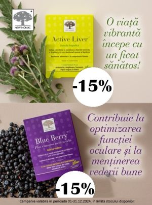 New Nordic Suplimente 15% Reducere Decembrie