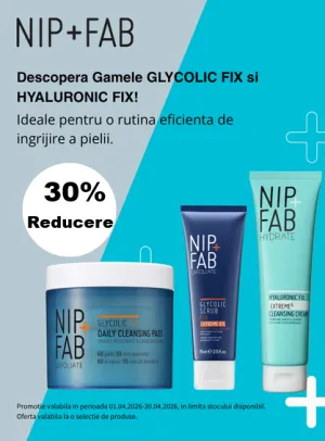 NIP+FAB 30% Reducere Aprilie