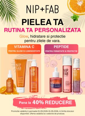 NIP+FAB Pana la 40% Reducere Mai