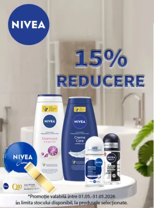 Nivea 15% Reducere Mai