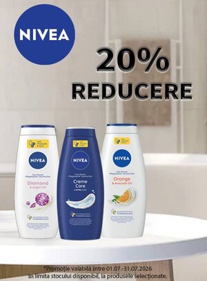 Nivea 20% Reducere Iulie