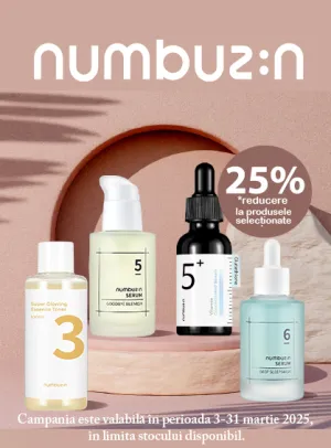 Numbuzin 25% Reducere Martie