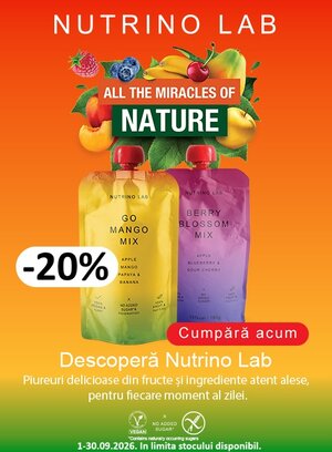 Nutrino Lab 20% Reducere Septembrie
