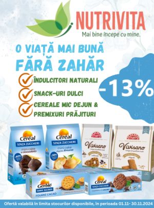 Nutrivita 13% Reducere Noiembrie