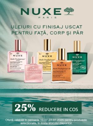 Nuxe 25% Voucher in cos Iulie