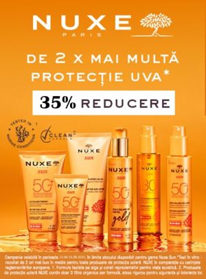 Nuxe Sun 35% Reducere Iunie-August inf