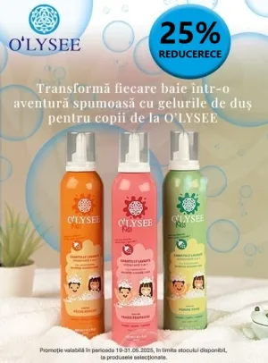 O'lysee 25% Reducere Mai Ziua Copilului