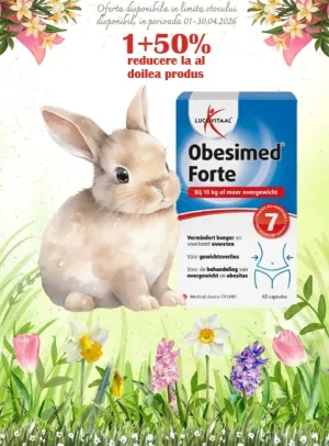 Obesimed Forte 1+50% Reducere Al Doilea Aprilie