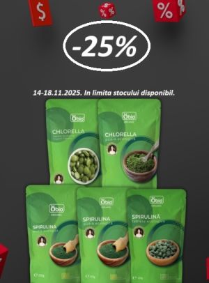 Obio 25% Reducere Black Friday 2025