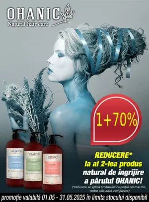 Ohanic 1+70% Reducere la al 2-lea Mai
