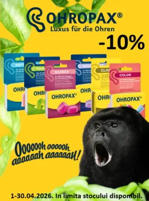 Ohropax 10% Reducere Aprilie