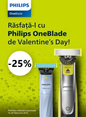 One Blade 25% Reducere V-Day