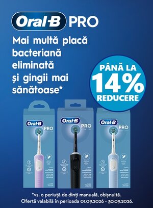 Oral B Pana la 14% Reducere Septembrie