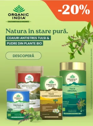 Organic India 20% Reducere Aprilie