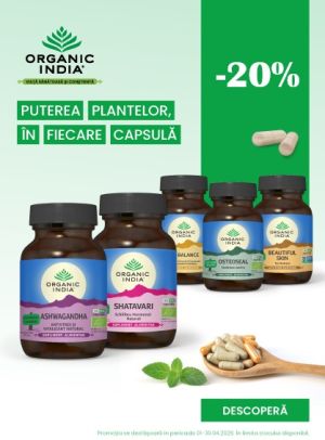 Organic India 20% Reducere Mai
