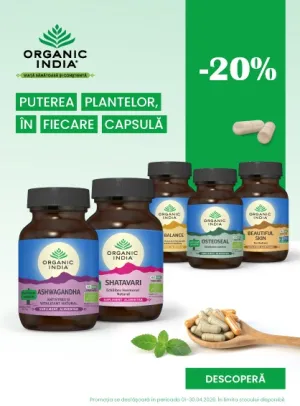 Organic India 20% Reducere Mai