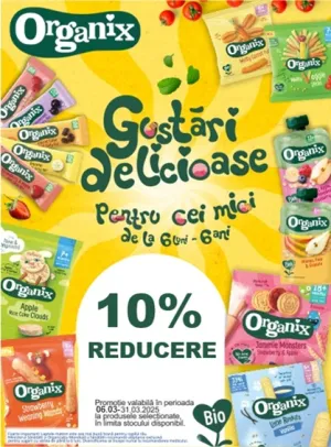 Organix 10% Reducere Martie