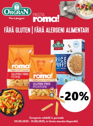 Orgran 20% Reducere Mai-August