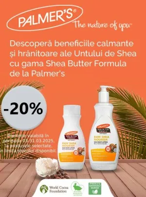 Palmer's 20% Reducere Martie