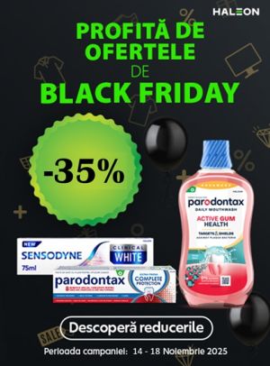 Parodontax - Sensodyne 35% Reducere Black Friday 2025