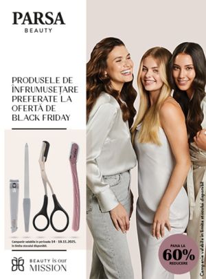 Parsa Pana La 60% Reducere Black Friday 2025