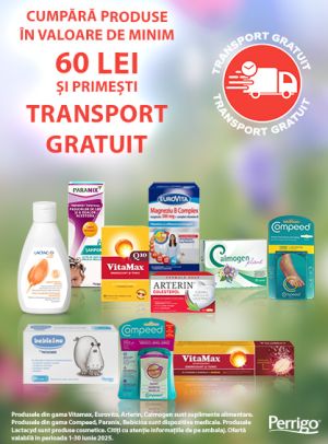 Perrigo Transport Gratuit Iunie