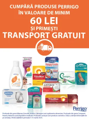 Perrigo Transport Gratuit Martie