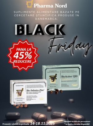 Pharma Nord Pana la 45% Reducere Black Friday 2025